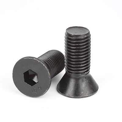 合金鋼10.9級發黑內六角沉頭螺釘DIN7991